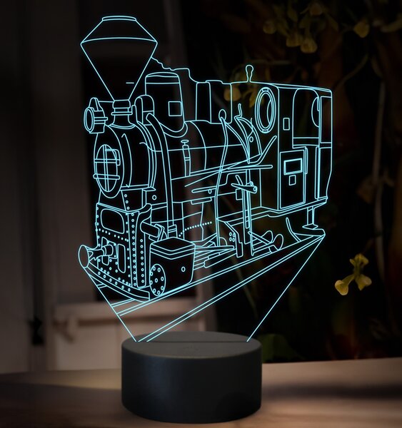 Beling 3D lampa, Parný rušeň U34.9, 16 farebná SXQ48