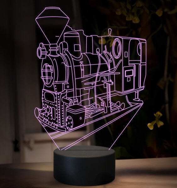 Beling 3D lampa, Parný rušeň U34.9, 16 farebná SXQ48
