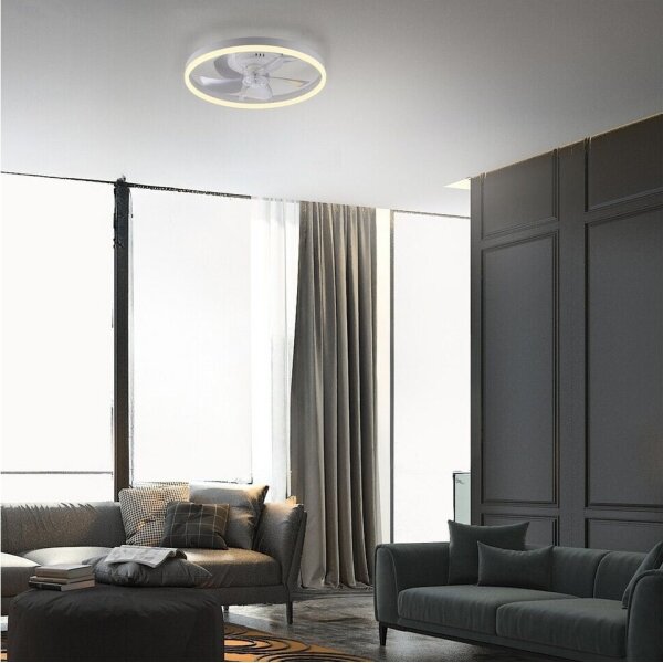 JUST LIGHT. 14624-16 - LED stropný ventilátor so svetlom RITA LED/22W/230V + DO