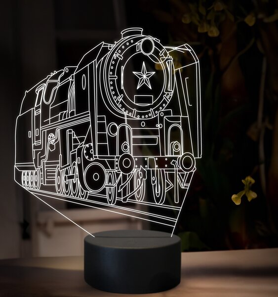 Beling 3D lampa, Rušeň 556.0 Štoker, 16 farebná SXQ49