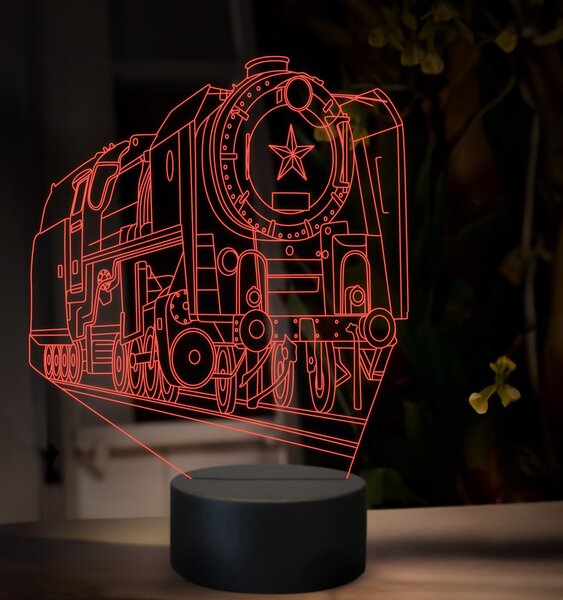 Beling 3D lampa, Rušeň 556.0 Štoker, 16 farebná SXQ49