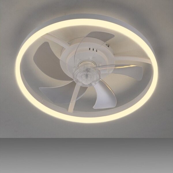 JUST LIGHT. 14624-16 - LED stropný ventilátor so svetlom RITA LED/22W/230V + DO