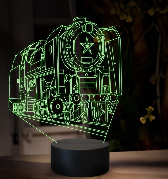 Beling 3D lampa, Rušeň 556.0 Štoker, 16 farebná SXQ49