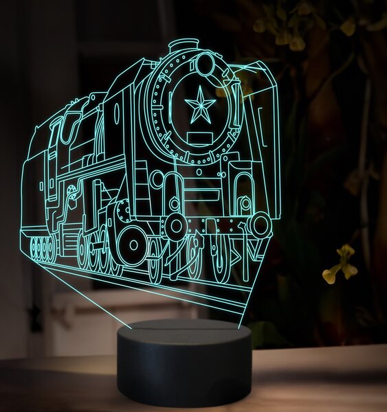 Beling 3D lampa, Rušeň 556.0 Štoker, 16 farebná SXQ49