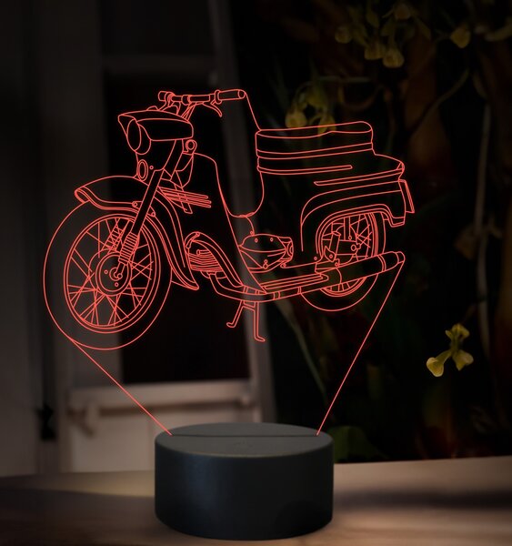 Beling 3D lampa, Jawa 50 typ 05, 16 farebná ZZ73