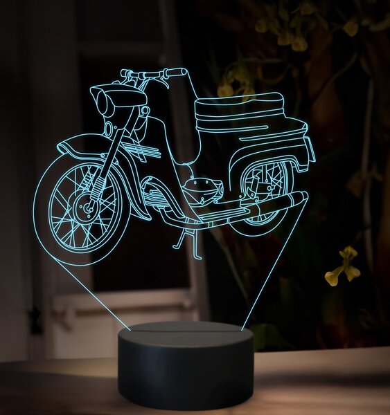 Beling 3D lampa, Jawa 50 typ 05, 16 farebná ZZ73