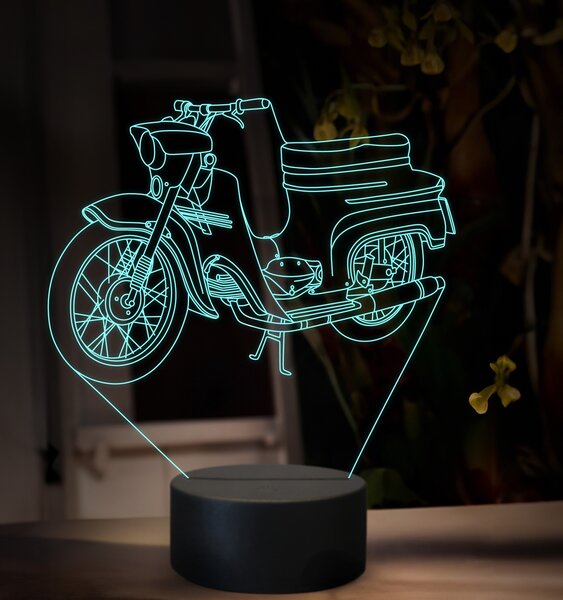 Beling 3D lampa, Jawa 50 typ 05, 16 farebná ZZ73