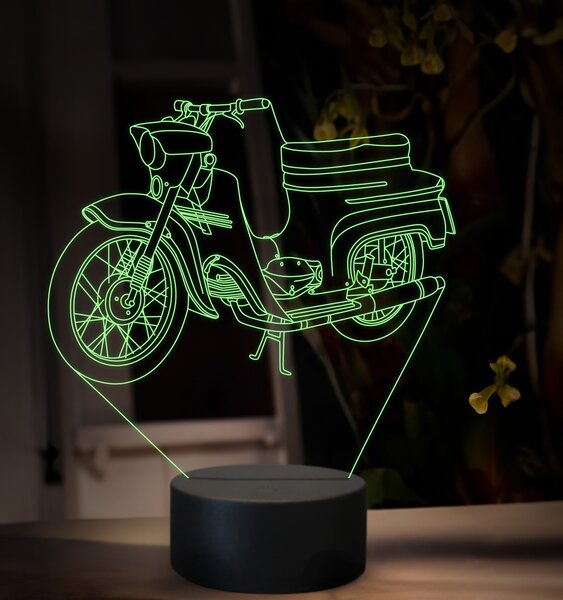 Beling 3D lampa, Jawa 50 typ 05, 16 farebná ZZ73