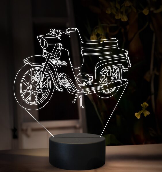 Beling 3D lampa, Jawa 50 typ 05, 16 farebná ZZ73