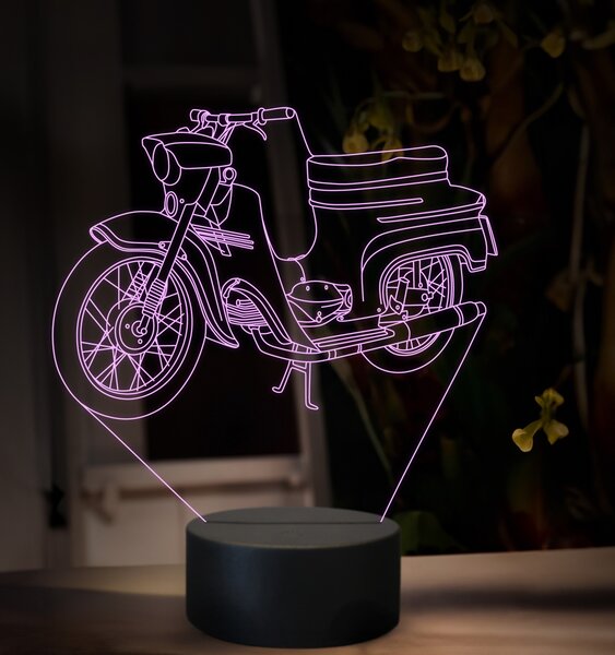 Beling 3D lampa, Jawa 50 typ 05, 16 farebná ZZ73