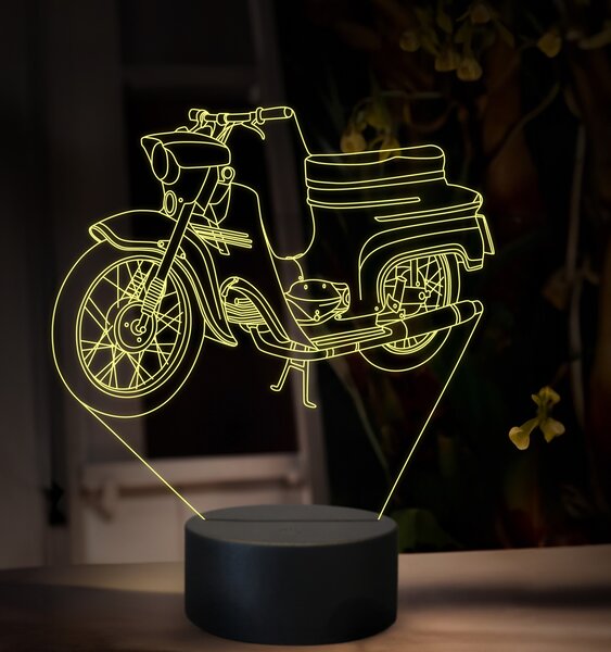 Beling 3D lampa, Jawa 50 typ 05, 16 farebná ZZ73