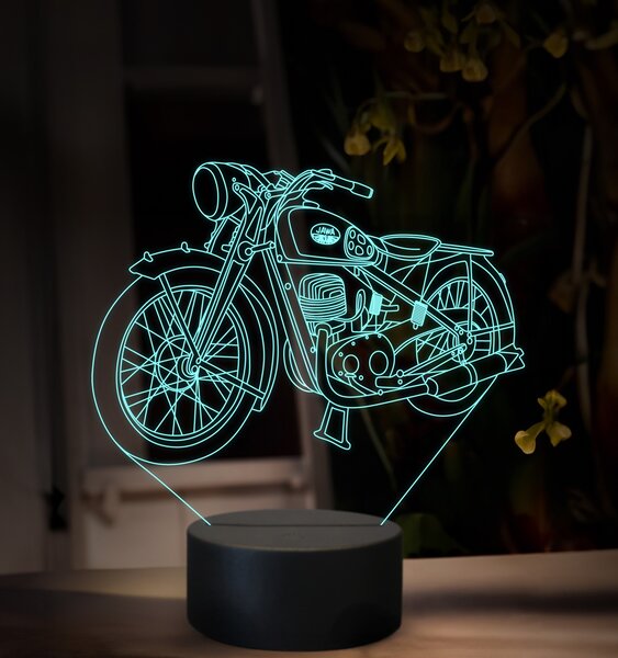 Beling 3D lampa, JAWA 250 Duplex Block, 16 farebná ZZ80