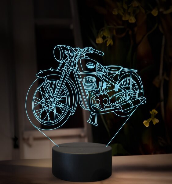 Beling 3D lampa, JAWA 250 Duplex Block, 16 farebná ZZ80