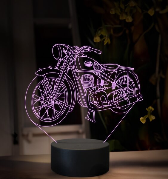 Beling 3D lampa, JAWA 250 Duplex Block, 16 farebná ZZ80