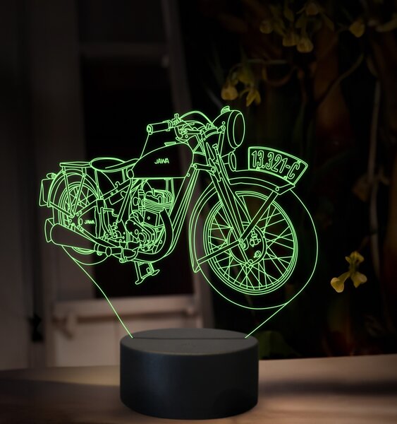 Beling 3D lampa, JAWA 350 SV, 16 farebná ZZ83