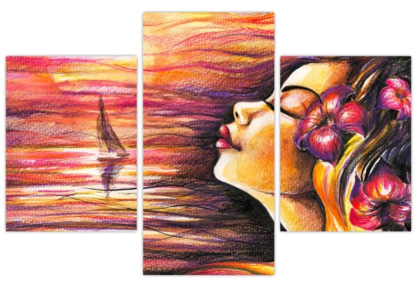 Obraz - Spomienky na leto (90x60 cm)