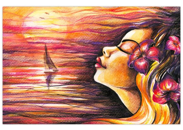 Obraz - Spomienky na leto (90x60 cm)