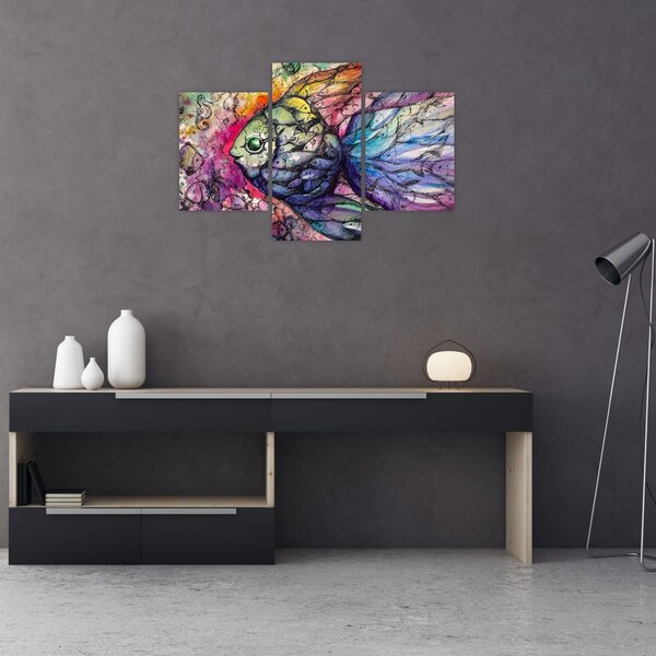 Obraz - Farebná rybička (90x60 cm)