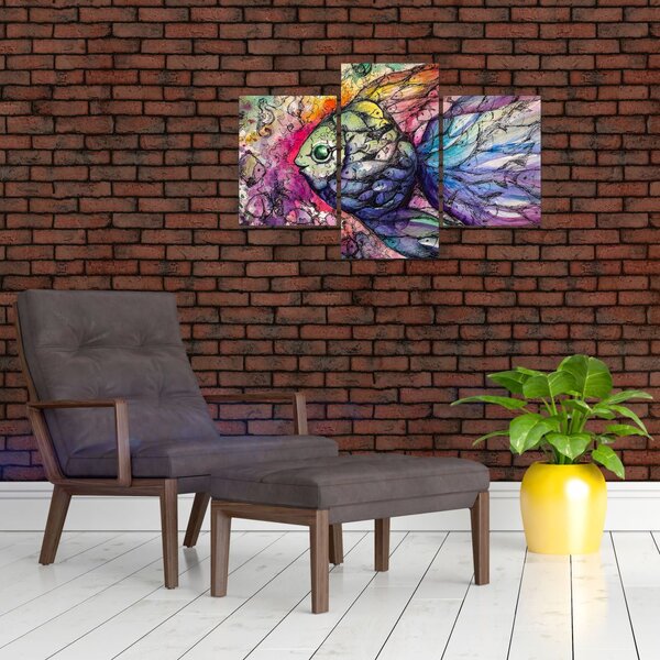 Obraz - Farebná rybička (90x60 cm)
