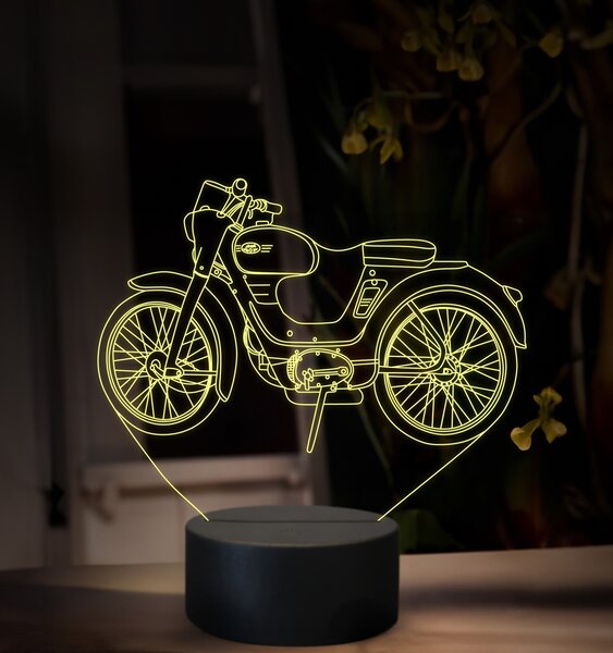 Beling 3D lampa, JAWA Jawetta, 16 farebná ZZ90