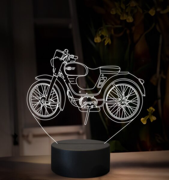Beling 3D lampa, JAWA Jawetta, 16 farebná ZZ90