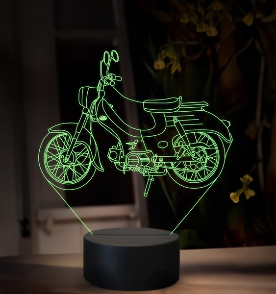 Beling 3D lampa, Jawa New Pionier 555, 16 farebná ZZ91