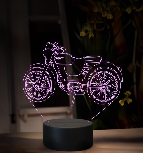 Beling 3D lampa, JAWA Jawetta, 16 farebná ZZ90