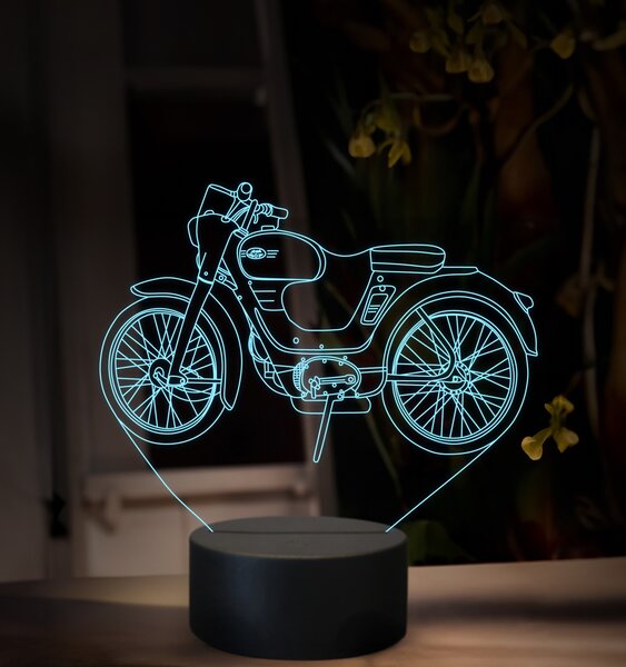 Beling 3D lampa, JAWA Jawetta, 16 farebná ZZ90