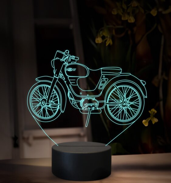 Beling 3D lampa, JAWA Jawetta, 16 farebná ZZ90