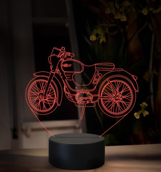 Beling 3D lampa, JAWA Jawetta, 16 farebná ZZ90