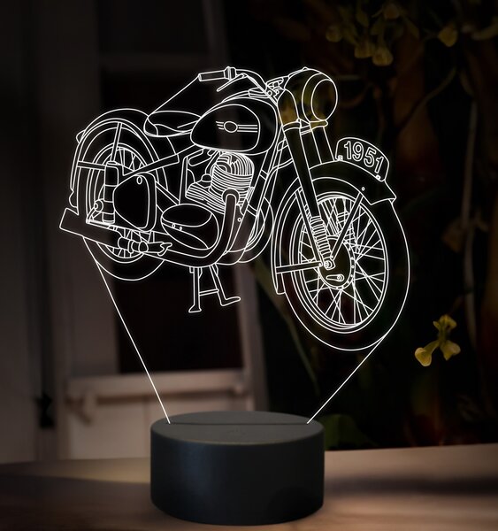 Beling 3D lampa, Layer JAWA 250 typ 11 perá 11, 16 farebná ZZ93