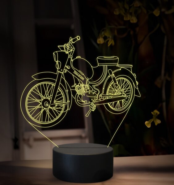 Beling 3D lampa, Jawa Stadion 1955, 16 farebná ZZ92