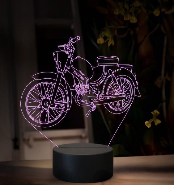 Beling 3D lampa, Jawa Stadion 1955, 16 farebná ZZ92