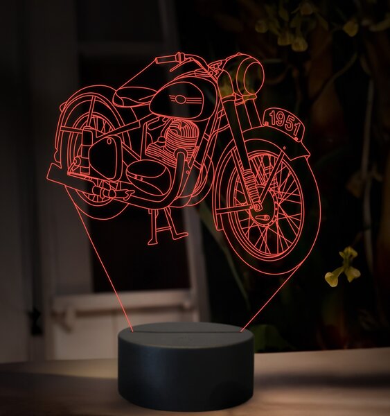 Beling 3D lampa, Layer JAWA 250 typ 11 perá 11, 16 farebná ZZ93