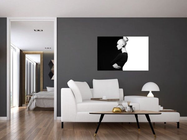 Obrázok - Žena á la jin a jang (90x60 cm)