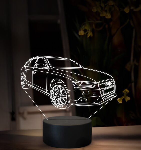 Beling 3D lampa, Audi A4 Avant, 16 farebná, VBN23