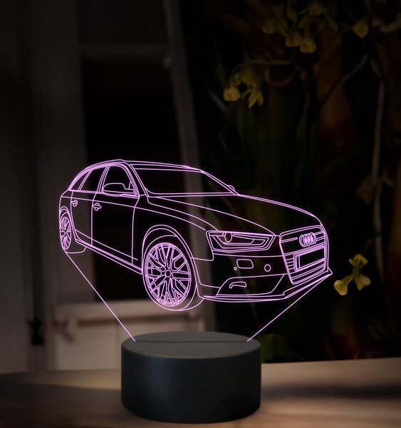 Beling 3D lampa, Audi A4 Avant, 16 farebná, VBN23