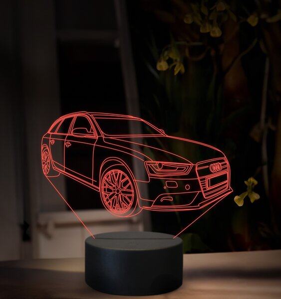 Beling 3D lampa, Audi A4 Avant, 16 farebná, VBN23