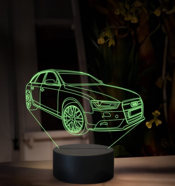 Beling 3D lampa, Audi A4 Avant, 16 farebná, VBN23
