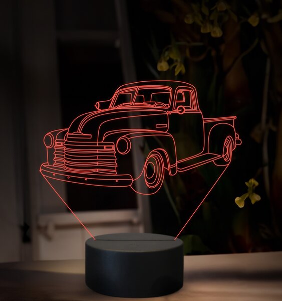 Beling 3D lampa, Chevrolet 3100, 16 farebná, Y3