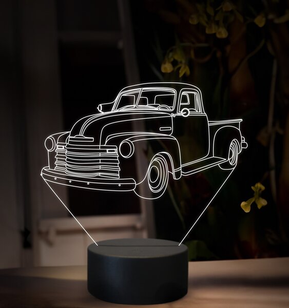 Beling 3D lampa, Chevrolet 3100, 16 farebná, Y3