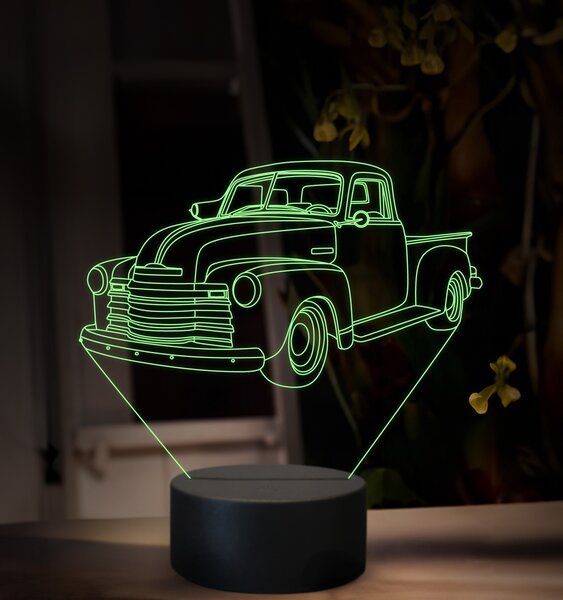 Beling 3D lampa, Chevrolet 3100, 16 farebná, Y3