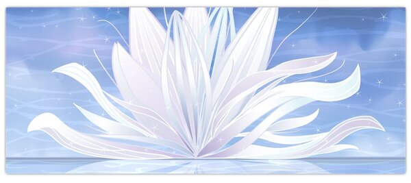 Obraz - Lotusový kvet (120x50 cm)