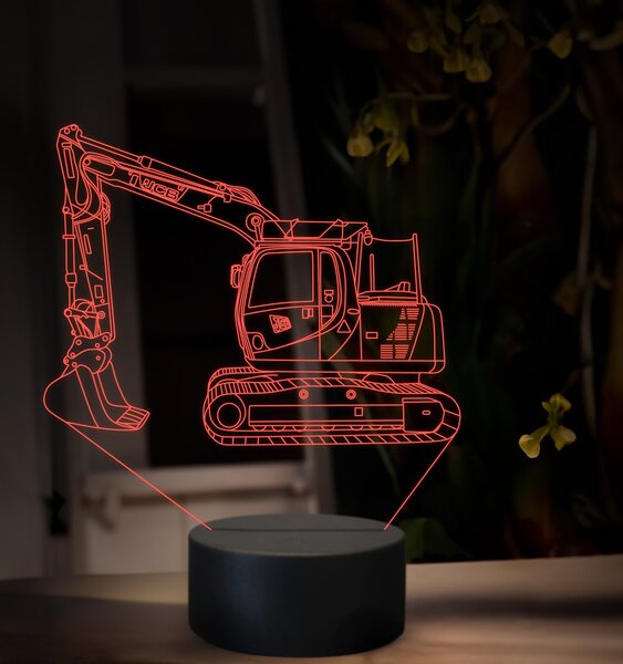 Beling, 3D lampa s fotkou, 16 farebná, VF09
