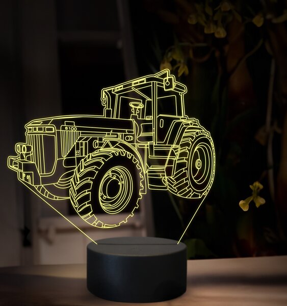 Beling 3D lampa, John deere 8100, 16 farebná, U57