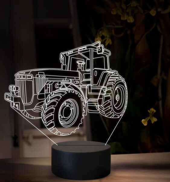 Beling 3D lampa, John deere 8100, 16 farebná, U57