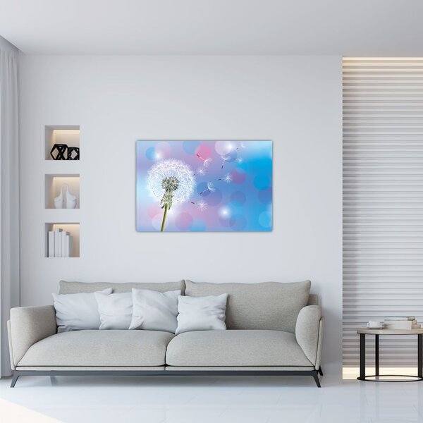 Obraz - Púpava vo vetre (90x60 cm)
