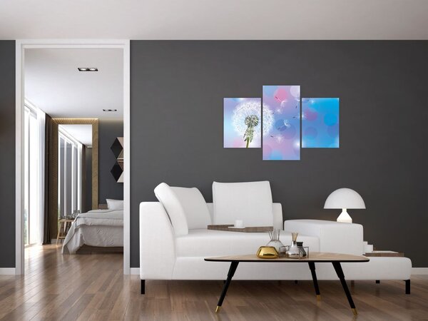 Obraz - Púpava vo vetre (90x60 cm)
