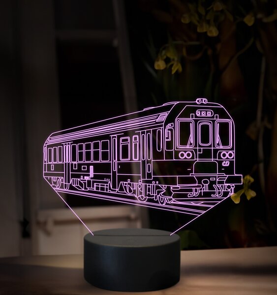 Beling 3D lampa, Motorový rušeň 843018-3, 16 farebná, SXR54
