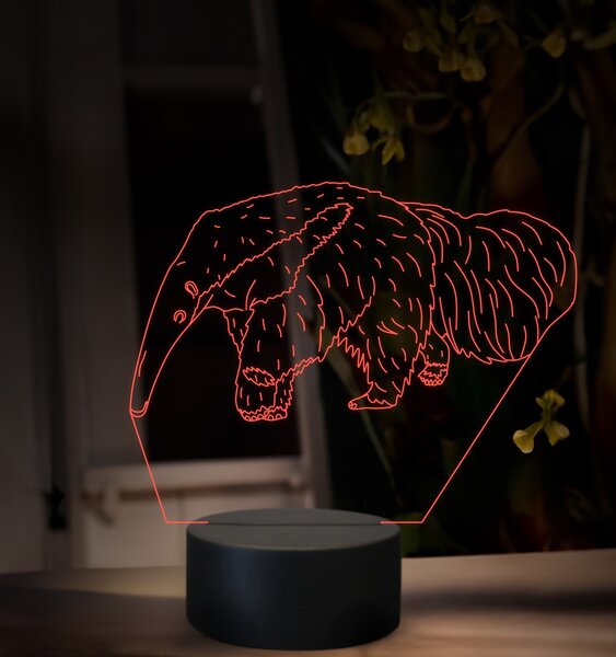 Beling 3D lampa, Mravčiar, 16 farebná, OR37